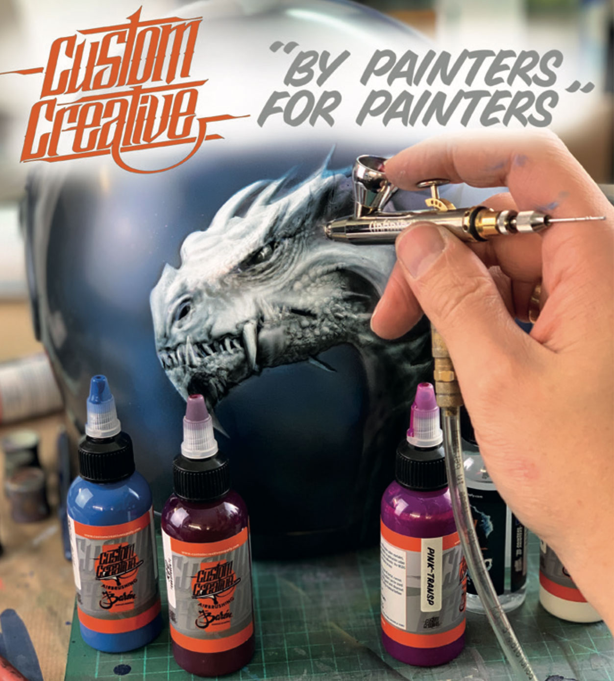 Custom Creative: Water-based Airbrush Paints and Lining Tapes from Spain –  Airbrush Magazine